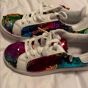 Wanted sequin sneakers 6